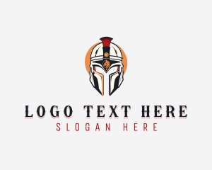 Champion - Knight Warrior Helmet logo design