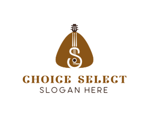 Pick - Guitar Pick Acoustic logo design