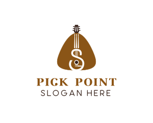 Pick - Guitar Pick Acoustic logo design
