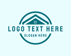 Home Roofing Contractor Logo