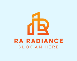 Orange Realty Letter R  logo design