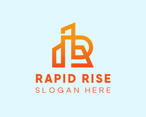 Orange Realty Letter R  logo design