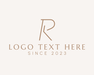 Property - Modern Business Letter R logo design