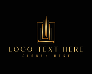 Deluxe - Deluxe Residential Tower logo design