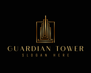 Deluxe Residential Tower logo design