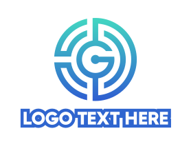 Cryptocurrency - Tech G Labyrinth logo design