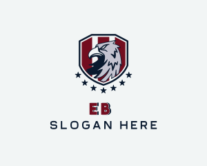 Veteran - American Eagle Shield logo design