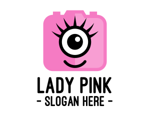 Pink Monster Photography logo design