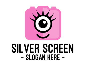 Mobile Application - Pink Monster Photography logo design