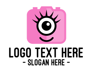 Eye - Pink Monster Photography logo design