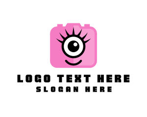 Pink Monster Photography logo design