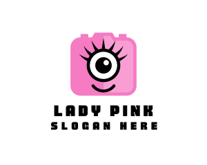 Pink Monster Photography logo design