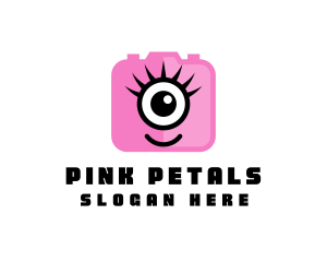 Pink Monster Photography logo design