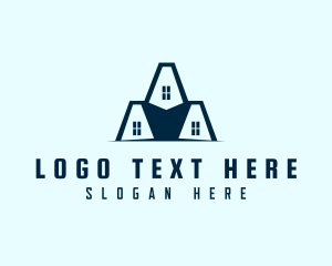 Roof - Property Roof Construction logo design