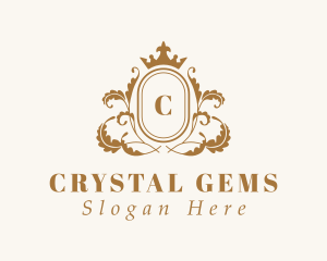 Wreath Crown Jeweler logo design