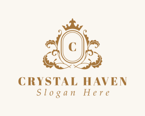 Wreath Crown Jeweler logo design