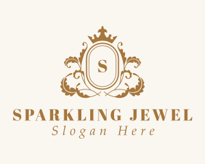 Wreath Crown Jeweler logo design