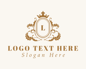 Glam - Wreath Crown Jeweler logo design