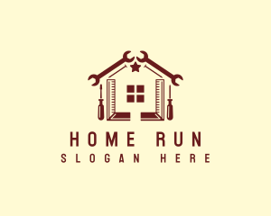 Home Construction Renovation logo design