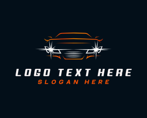 Headlight - Car Automotive Garage logo design