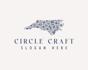 North Carolina Flower Bloom Logo