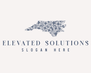 North Carolina Flower Bloom Logo