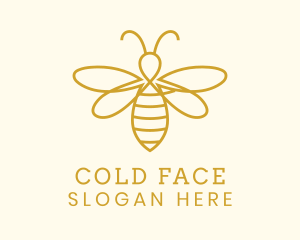 Honey Bee Insect Logo