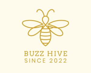 Honey Bee Insect logo design