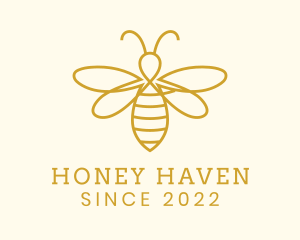 Beekeeping - Honey Bee Insect logo design