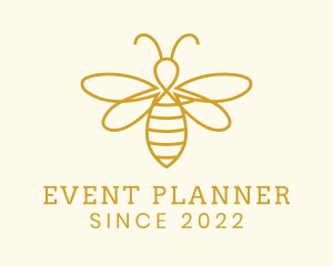Wildlife Center - Honey Bee Insect logo design