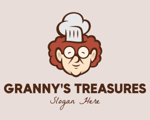 Grandmother - Grandma Chef Cook logo design