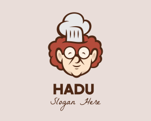 Human - Grandma Chef Cook logo design