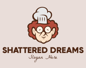 Character - Grandma Chef Cook logo design