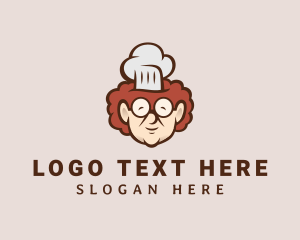 Person - Grandma Chef Cook logo design