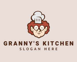 Grandma Chef Cook logo design