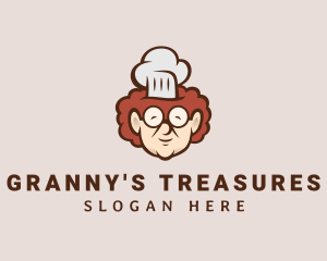 Grandma Chef Cook logo design