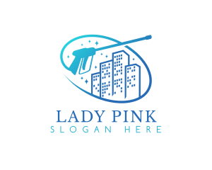 Gradient Building Cleaning Logo
