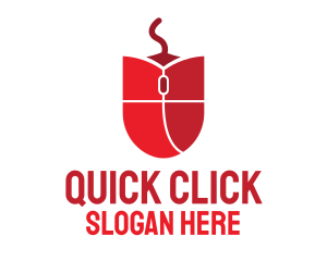 Click - Tulip Computer Mouse logo design