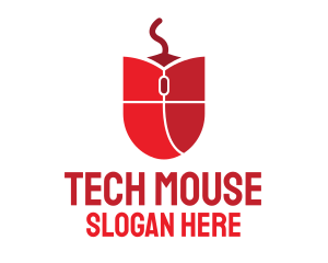 Tulip Computer Mouse logo design