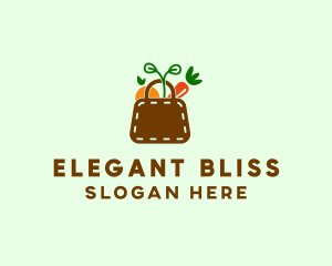 Grocery - Bag Fruit & Vegetable logo design