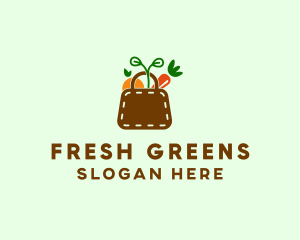 Vegetable - Bag Fruit & Vegetable logo design