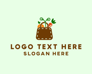 Green Fish - Bag Fruit & Vegetable logo design