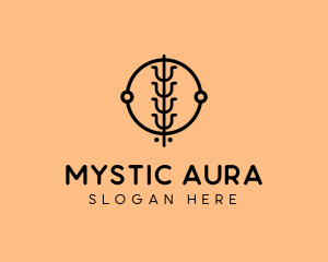 Circuit Mystical Spiritual logo design