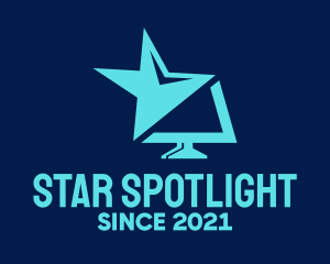 Blue Star Screen logo design