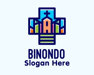 Multicolor Catholic Church  Logo