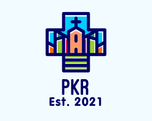 Spiritual - Multicolor Catholic Church logo design