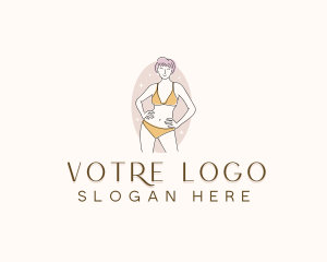Erotic - Swimwear Bikini Model logo design