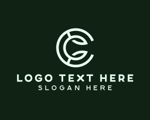 Line - Professional Business Letter C logo design