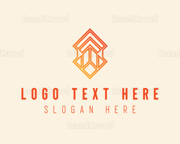 Diamond Textile Pattern Logo