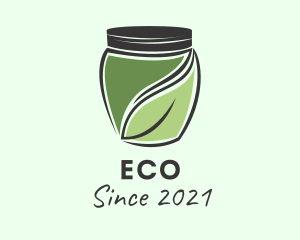 Ingredients - Organic Leaf Jar logo design